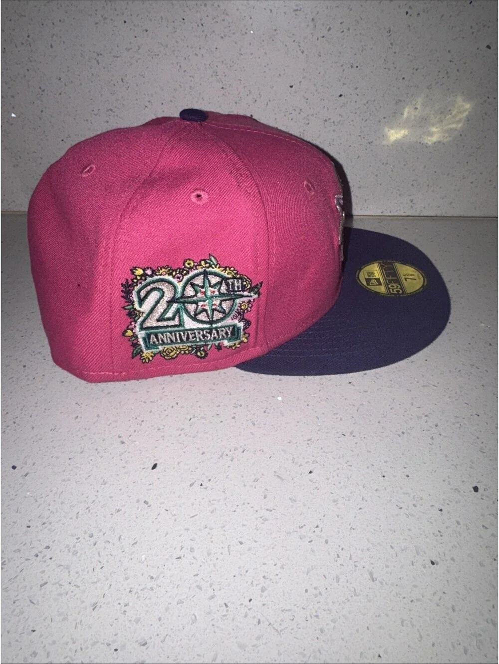 New Era 59FIFTY Seattle Mariners Hat Club Jae Tips Forever Fitted Hat Pink 7 5/8